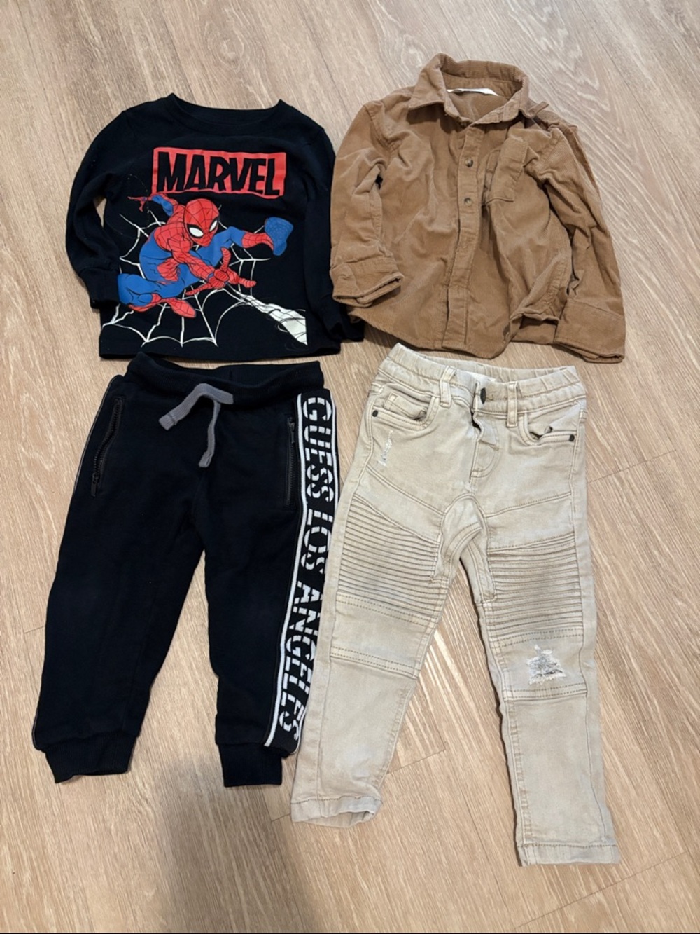 Super cute boys size 2/2T BUNDLE GUESS, marvel, cotton on, H&M